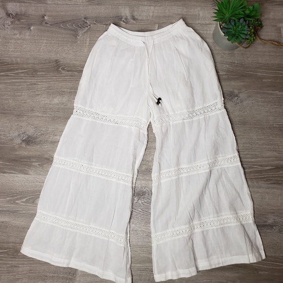 so clothing Pants - 🍍So clothing wide leg goucho style casual pants